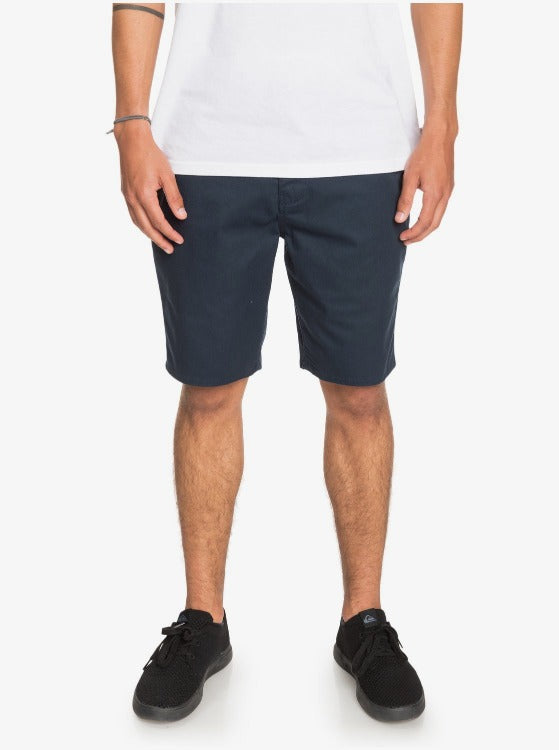 Stay comfortable and stylish all season long with Everyday Union's Stretch 20" Chino Shorts! Boasting a classic, straight fit with tapered legs and fixed waistband, you'll be ready to take on warm weather in style. Enjoy a longer 20" outseam and a garment wash for that soft, "lived-in" feel. Plus, the internal printed branding and yarn-dyed striped pocketing make these shorts stand out from the crowd!     EQYWS03698