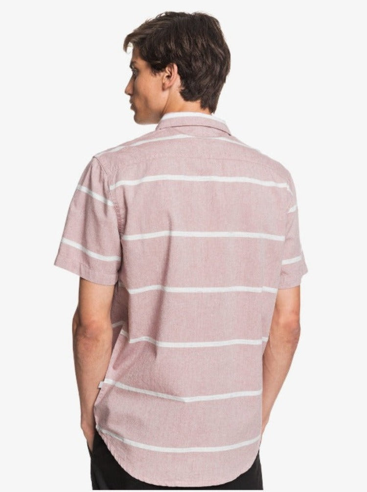 Crafted from a lightweight blend of cotton and polyester in a neppy fabric, the Kaluakobi shirt exudes designer style with a classic, comfortable regular fit, regular button closure, versatile chest pocket, and textured fabric with stylish yarn-dyed stripes. The curved bottom hem adds a subtle sophistication to the overall design, creating a tasteful shirt for any occasion.    EQYWT03978