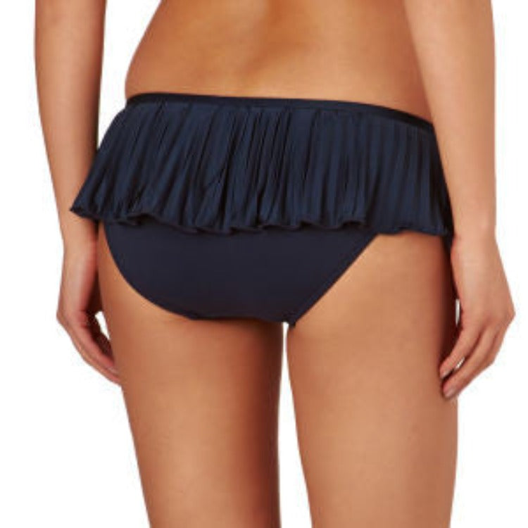 Get the flirty style you crave with the Goddess Halter Skirted Bikini! A soft cup halter top with retro styling and center tying feature, it provides lift, shape, and structure. The skirted hipster bottom offers regular coverage and sunray pleated details for an extra sweet touch. Make a real splash in this fun and playful bikini!     30331065/4028606